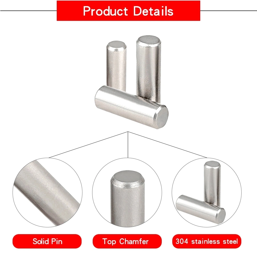 High Strength Shaft with Hole Half-Round Pin Flat Head with Hole Cylindrical Pin Locating / Latch Rivet Pin