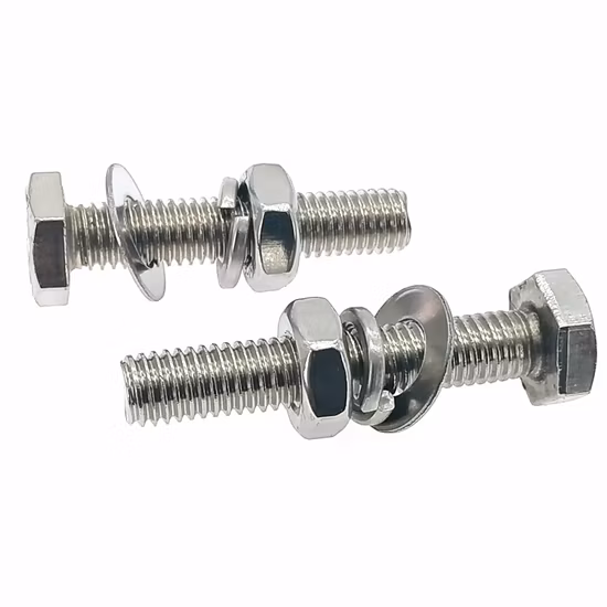 SS304 SS316 스테인레스 스틸 나사/볼트 DIN933 전체 나사산/A2 A4 육각 나사/A2-70 육각 나사